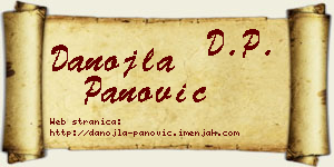 Danojla Panović vizit kartica